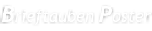 Brieftauben Poster